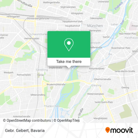 Gebr. Gebert map