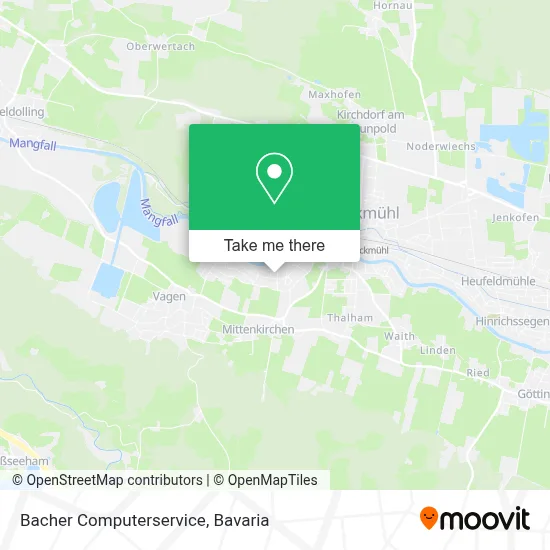 Bacher Computerservice map