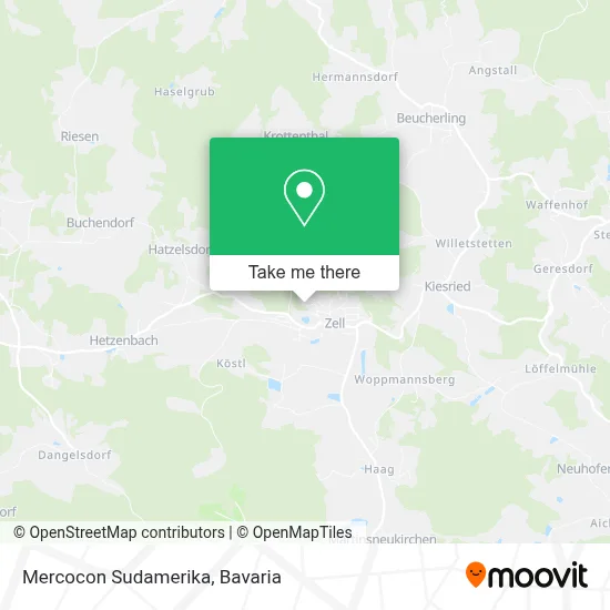 Mercocon Sudamerika map