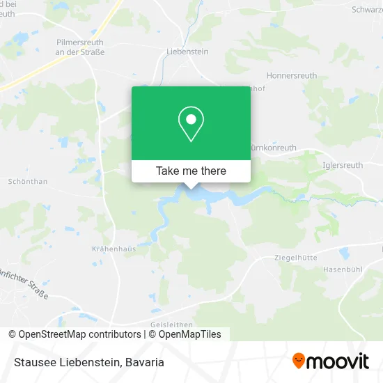 Stausee Liebenstein map