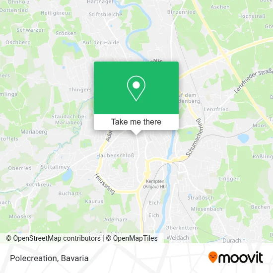 Polecreation map