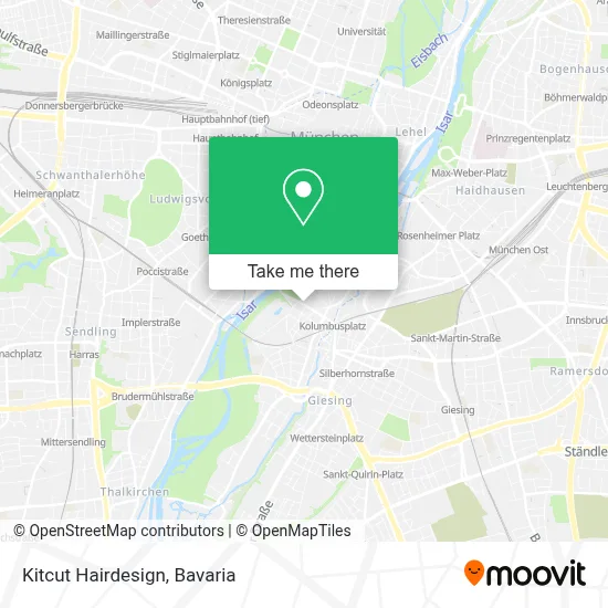 Kitcut Hairdesign map