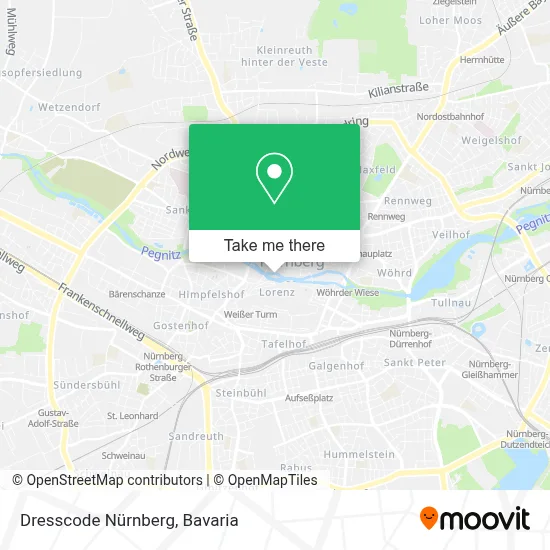 Dresscode Nürnberg map