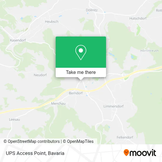 Ups Access Point map
