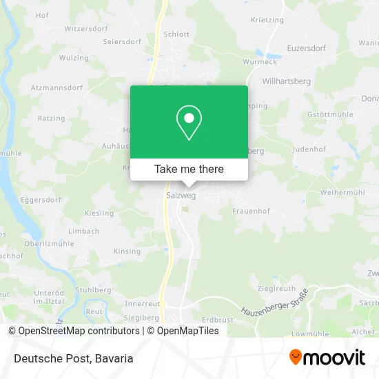Deutsche Post map