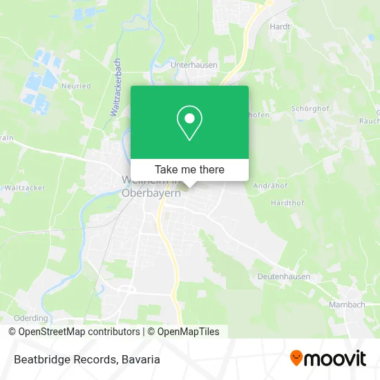 Beatbridge Records map
