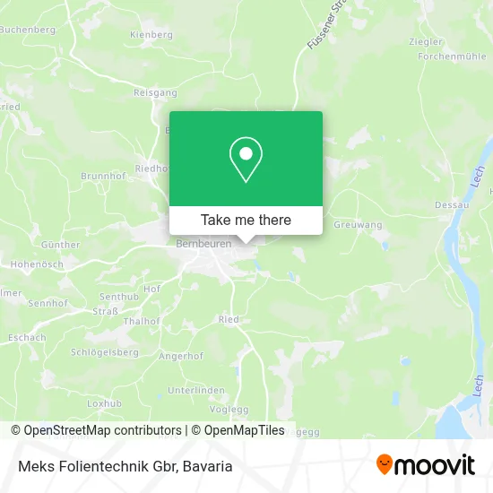 Meks Folientechnik Gbr map