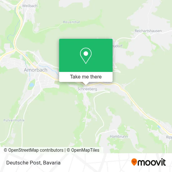 Deutsche Post map