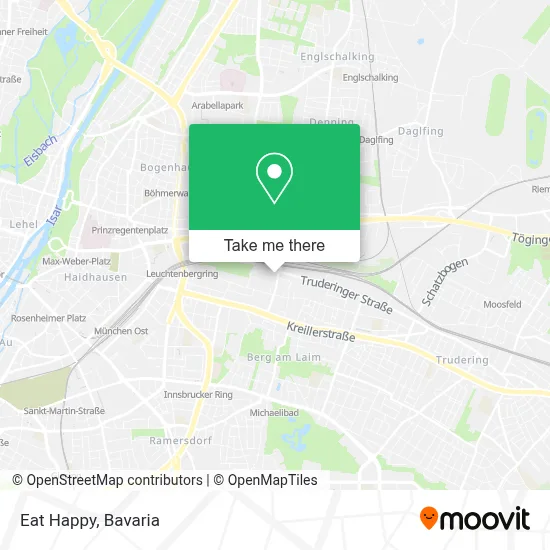 Eat Happy map