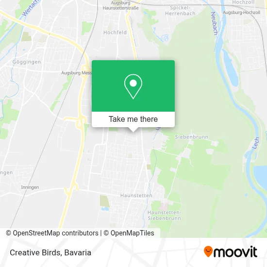 Creative Birds map