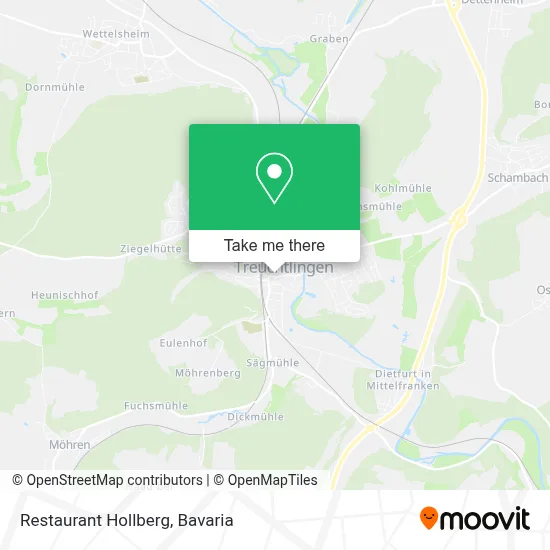 Restaurant Hollberg map