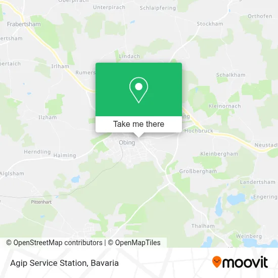 Agip Service Station map