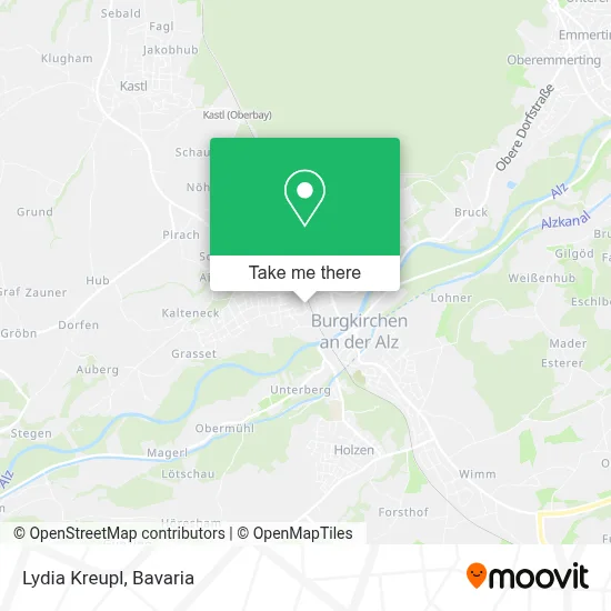 Lydia Kreupl map