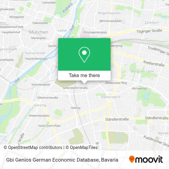 Gbi Genios German Economic Database map