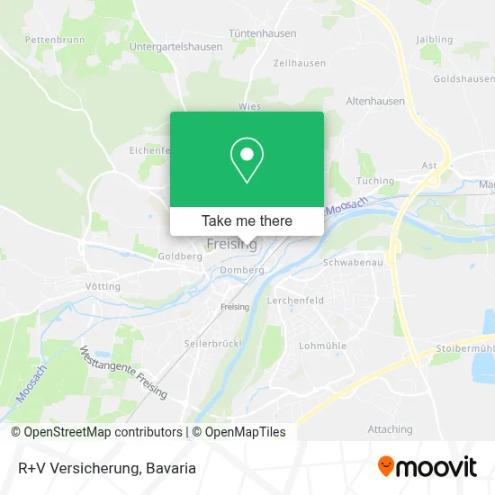 R+V Versicherung map