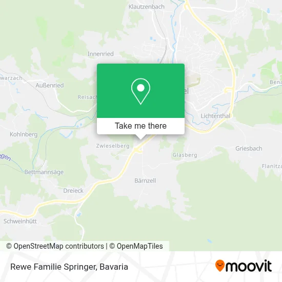 Rewe Familie Springer map