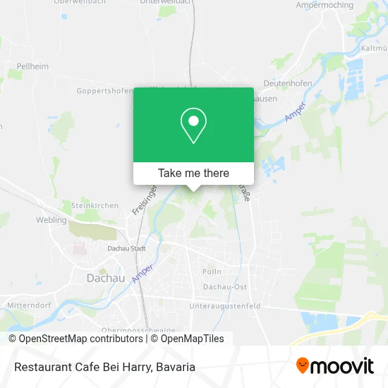 Restaurant Cafe Bei Harry map