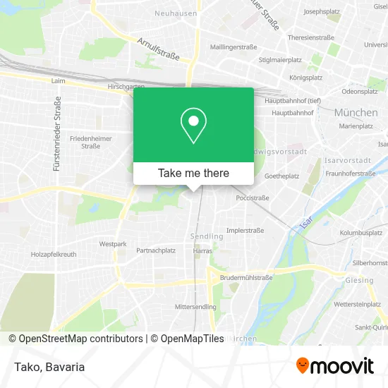 Tako map