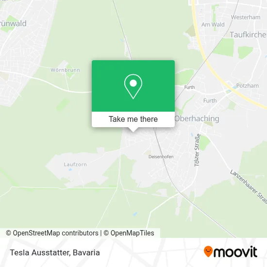 Tesla Ausstatter map