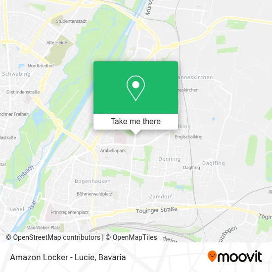 Amazon Locker - Lucie map