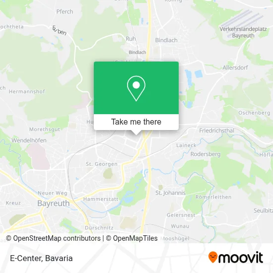 E-Center map