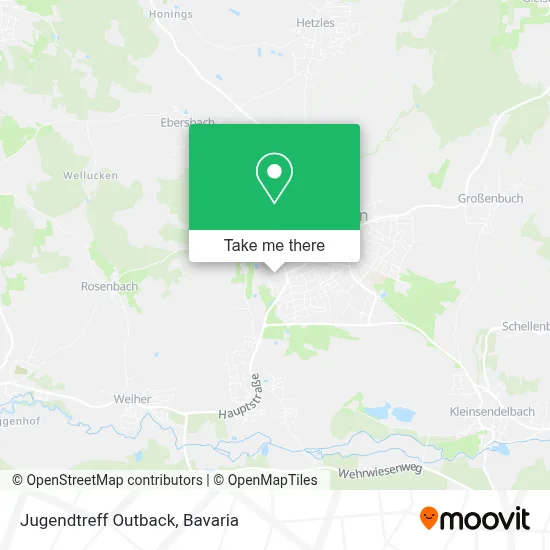 Jugendtreff Outback map