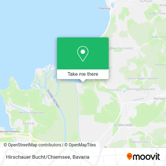 Hirschauer Bucht/Chiemsee map