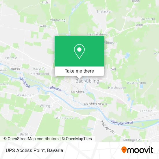 Ups Access Point map