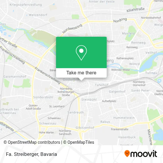 Fa. Streiberger map