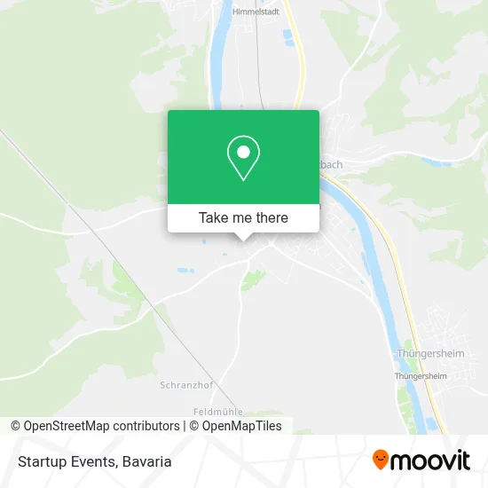 Startup Events map
