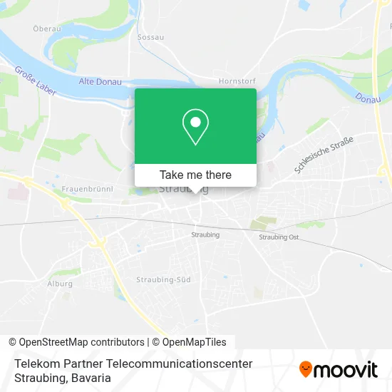 Telekom Partner Telecommunicationscenter Straubing map