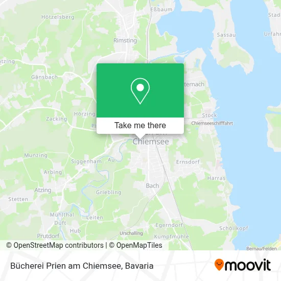 Bücherei Prien am Chiemsee map