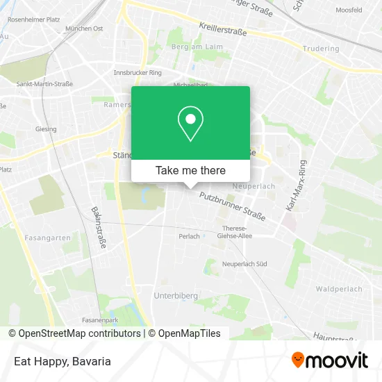 Eat Happy map