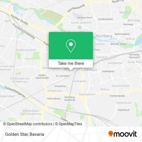 Goldener Stern map