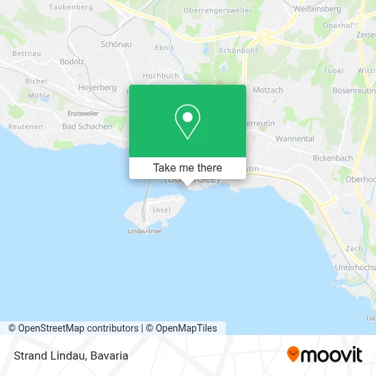 Strand Lindau map