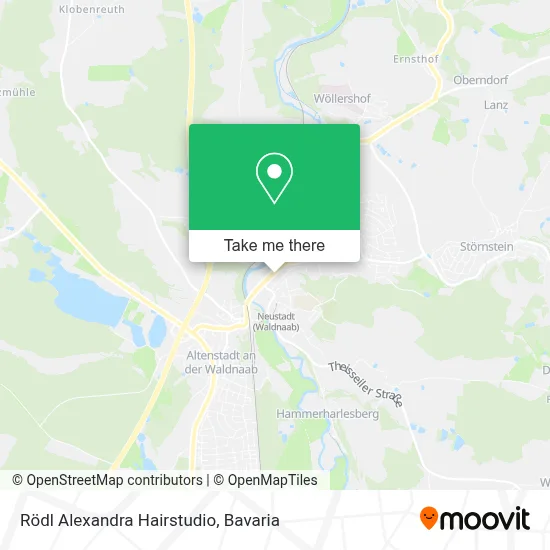 Rödl Alexandra Hairstudio map