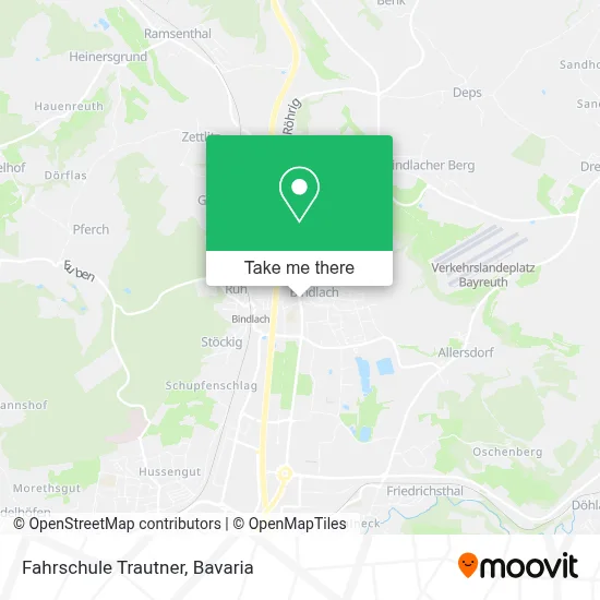Fahrschule Trautner map