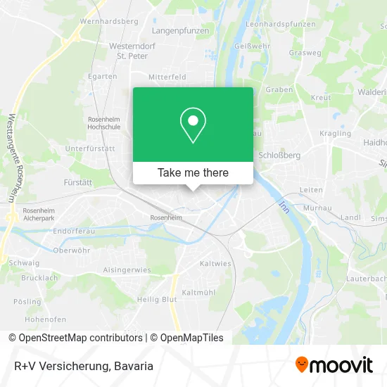 R+V Versicherung map