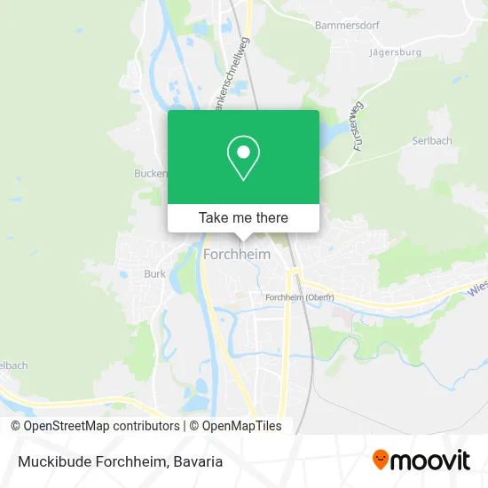 Muckibude Forchheim map