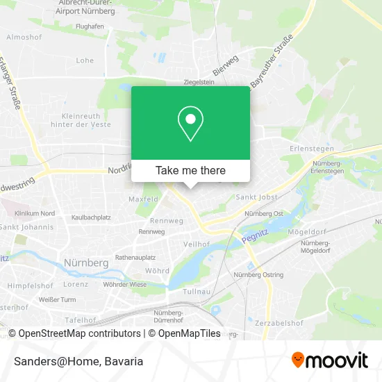 Sanders@Home map