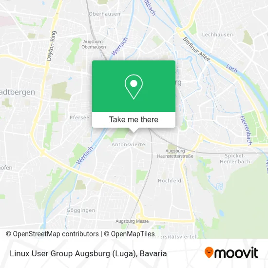 Linux User Group Augsburg (Luga) map