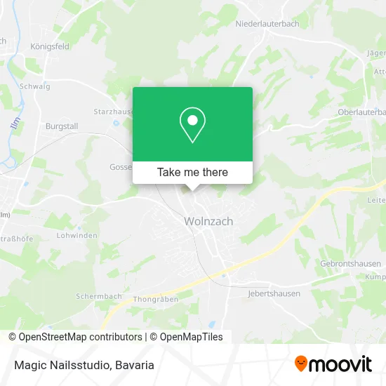 Magic Nailsstudio map