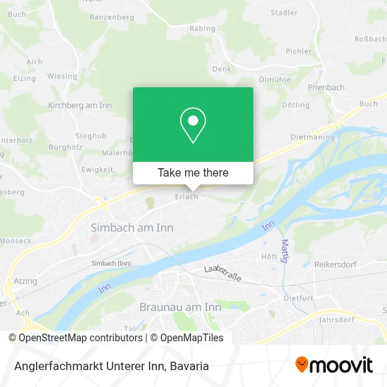 Anglerfachmarkt Unterer Inn map