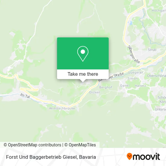 Forst Und Baggerbetrieb Giesel map