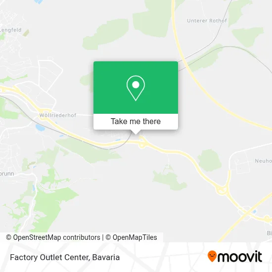 Factory Outlet Center map