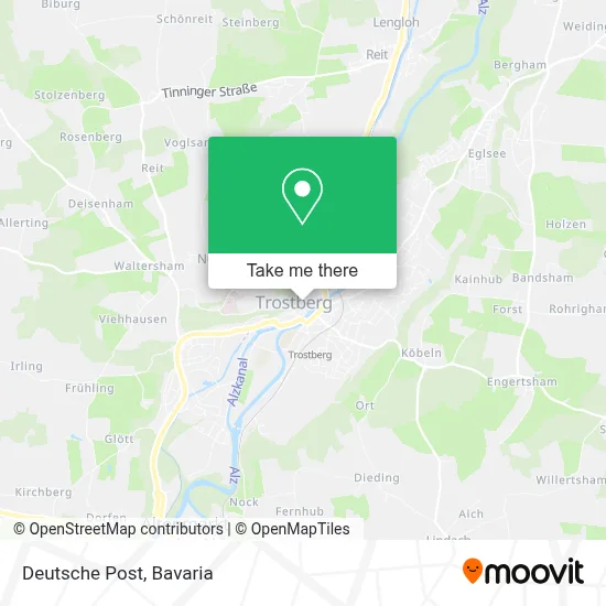 Deutsche Post map