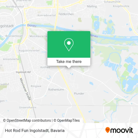 Hot Rod Fun Ingolstadt map