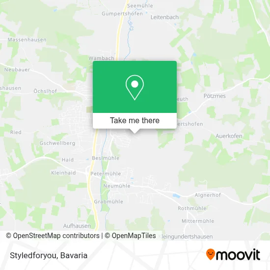 Styledforyou map