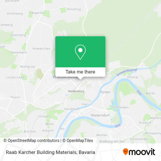 Raab Karcher Building Materials map