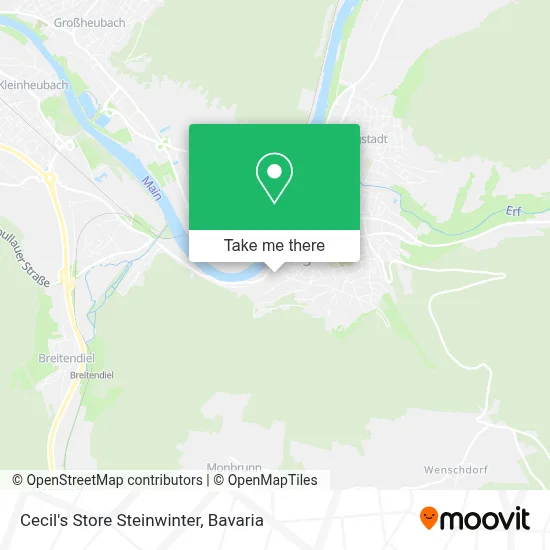 Cecil's Store Steinwinter map